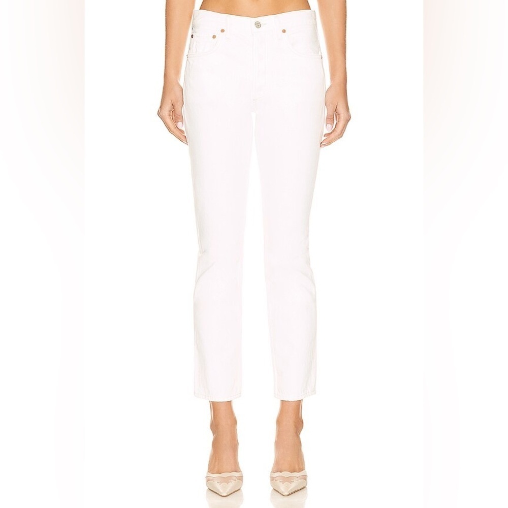 NWT Citizens of Humanity Charlotte High Rise Straight in the colour Tart